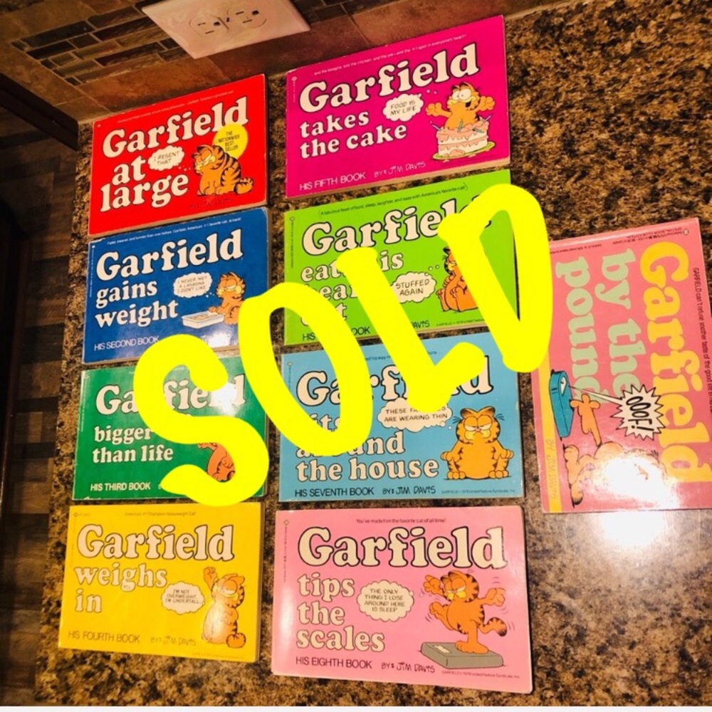 Garfield books by Jim Davis